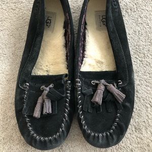 UGG Fur-lined Slippers/Moccasins